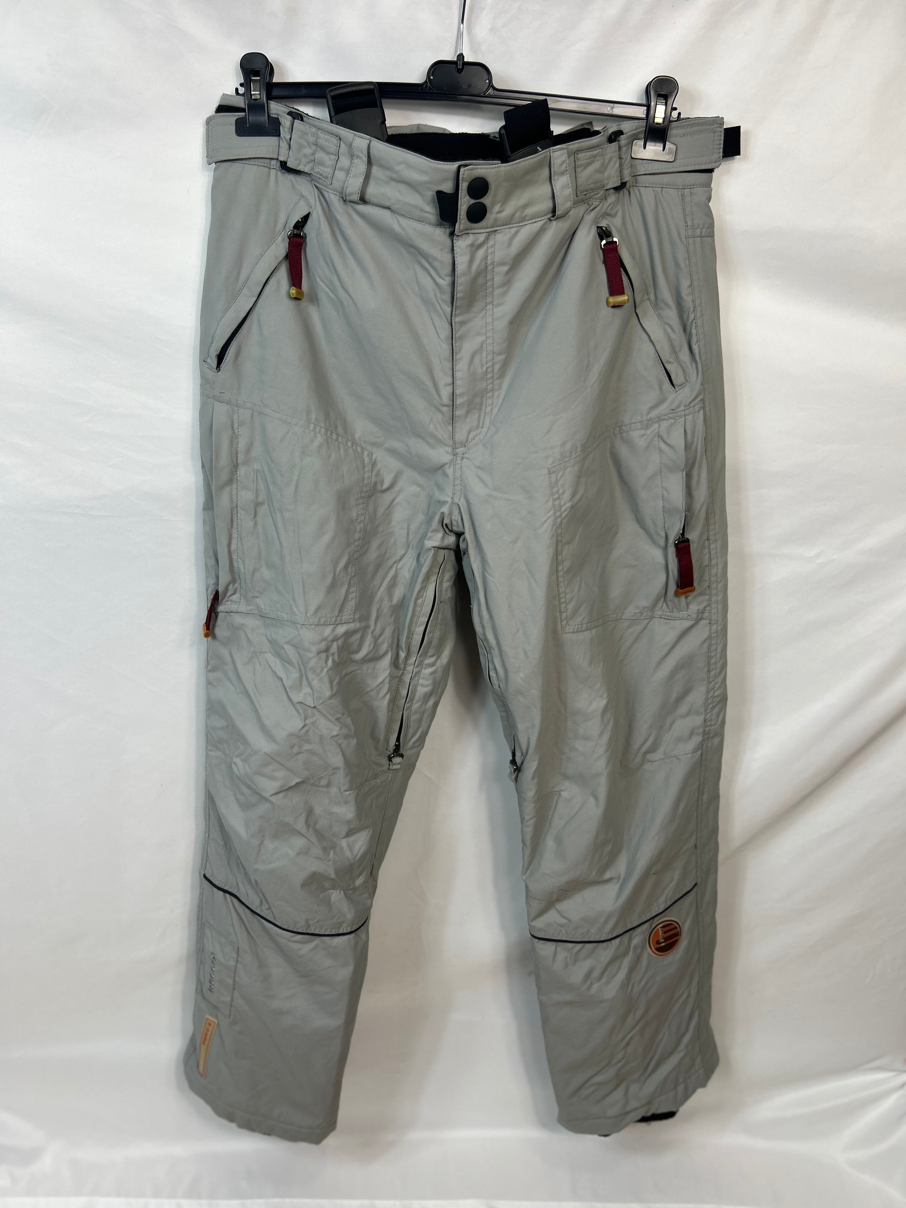 TAGLIA M - Pantalone da sci active grigio